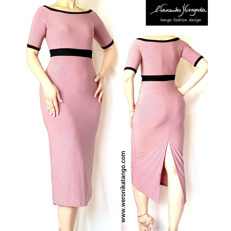 HANNAH Pencil dress with a dropping sleeve