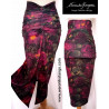 Pencil skirt with ruffles