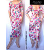 Ariel - pencil dress with ruffles at the back