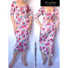 Ariel - pencil dress with ruffles at the back