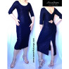 Ariel - Pencil dress with ruffles at the back