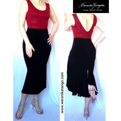 Venus - pecil dress with the frill