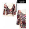 Top with ruffles at the back