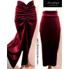 Veronica - velvet pencil skirt
