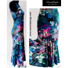 Venus - pencil dress with the frill at the back