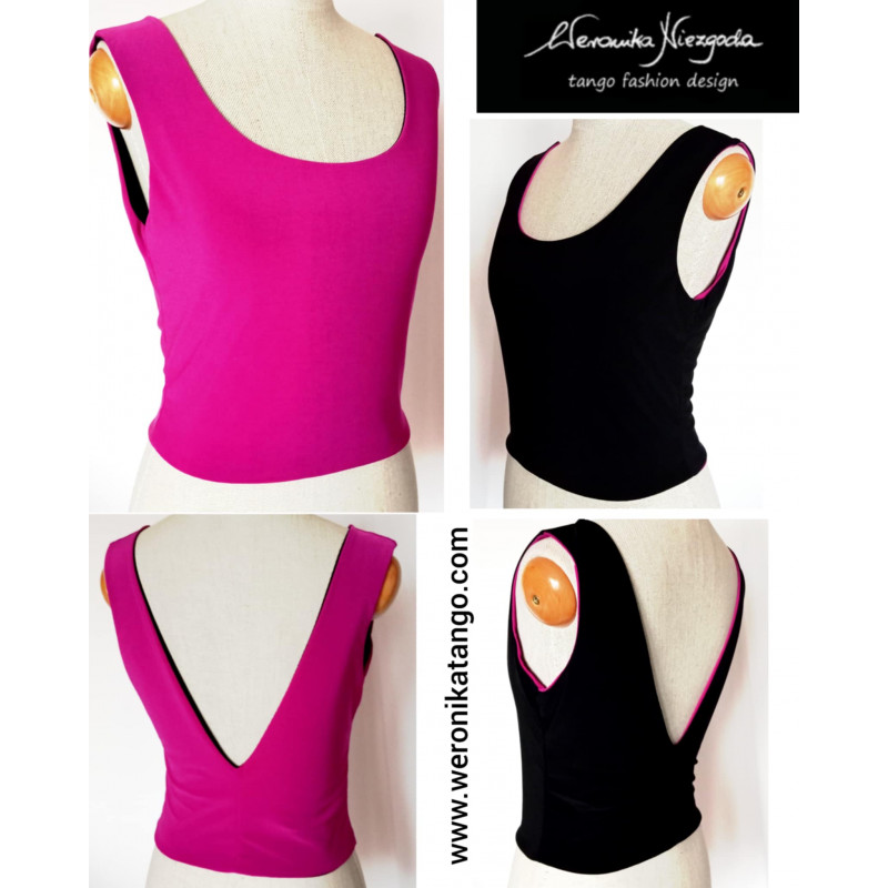 Short Reversible top 2 in 1