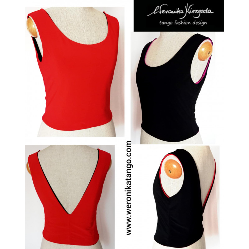 Short Reversible top 2 in 1