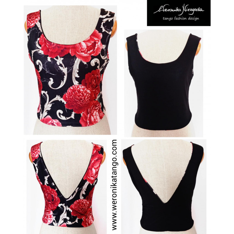 Short Reversible top 2 in 1