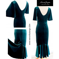 Velvet Pencil tango dress