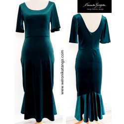 Velvet Pencil tango dress