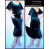 Velvet Pencil tango dress