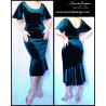 Velvet Pencil tango dress