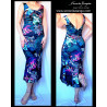 Venus - pencil dress with the frill at the back