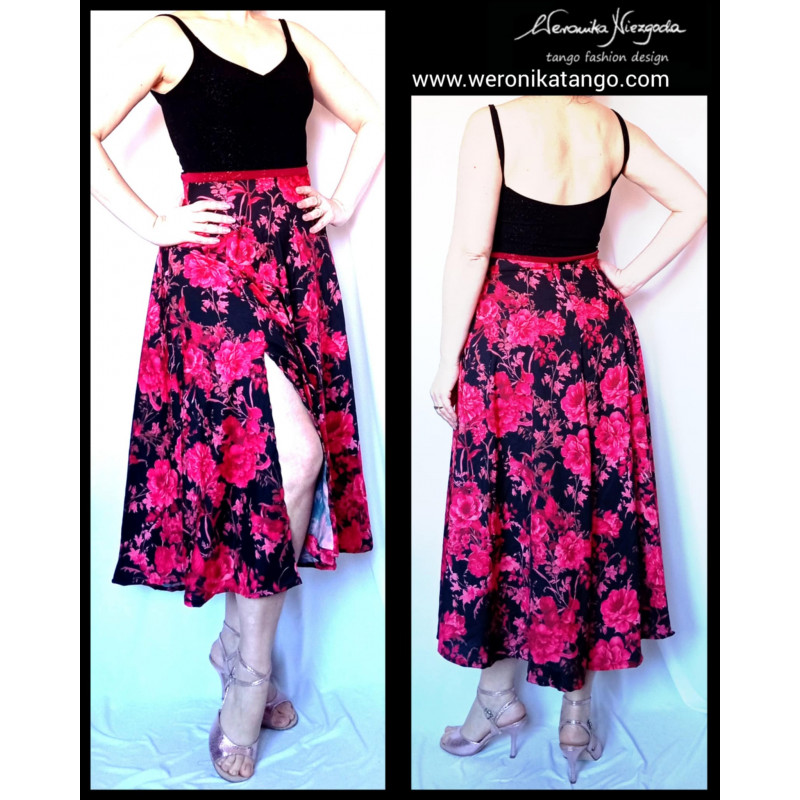 ALICE Wide dancing dress with silky skirt