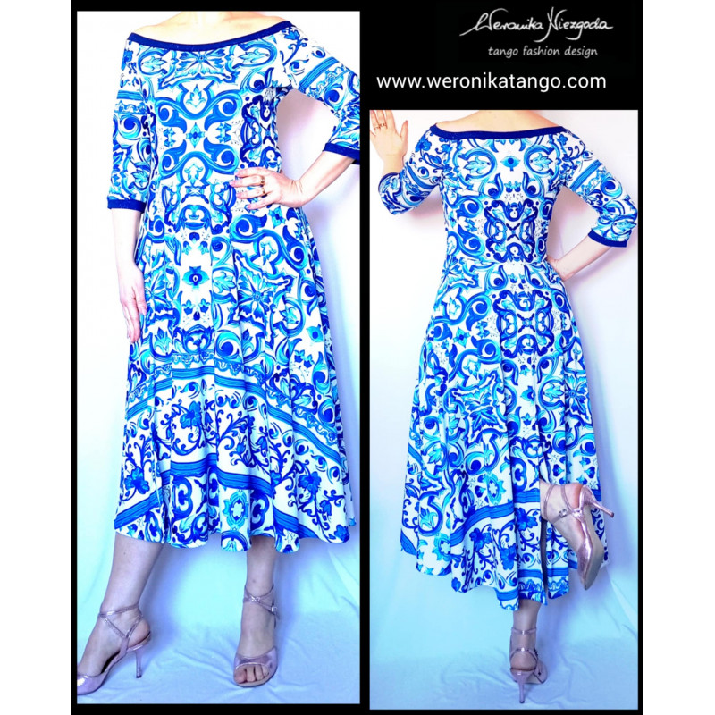 Evita wide dancing dress