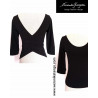 Top with ruffles at the back