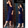 Venus - pencil dress with a frill at the back