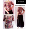 Top with sleeves off the shoulders
