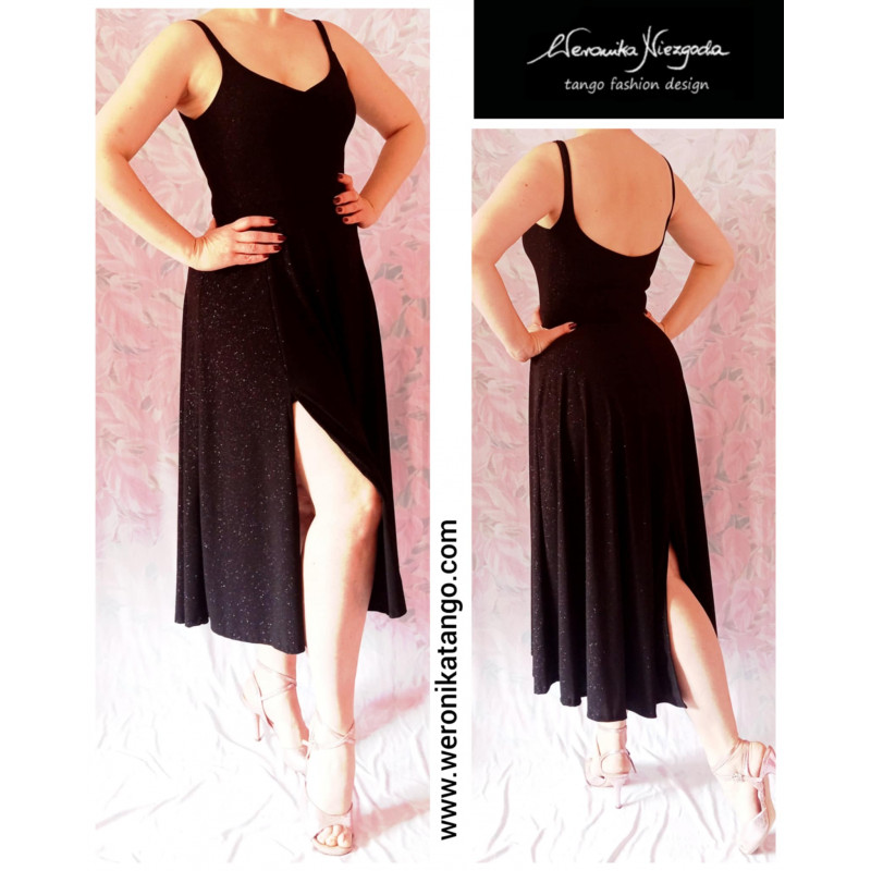 ALICE - Dancing glitter dress with open back