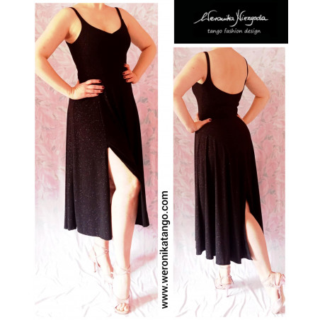 ALICE - Dancing glitter dress with open back
