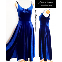 ALICE Dancing velvet dress with open back
