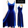 ALICE Dancing velvet dress with open back