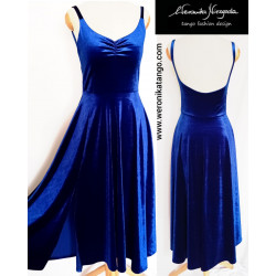 ALICE Dancing velvet dress with open back