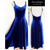 ALICE Dancing velvet dress with open back