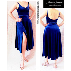 ALICE Dancing velvet dress with open back