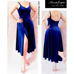 ALICE Dancing velvet dress with open back