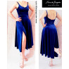 ALICE Dancing velvet dress with open back