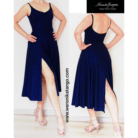 ALICE - Dancing glitter dress with open back