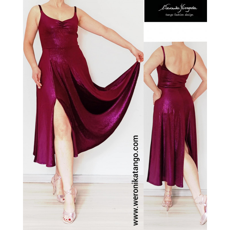 ALICE Dancing velvet dress with open back
