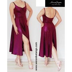 ALICE Dancing velvet dress with open back