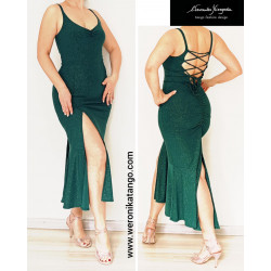 LUNA - Pencil dress with ties on the back