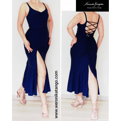 LUNA - Pencil dress with ties on the back