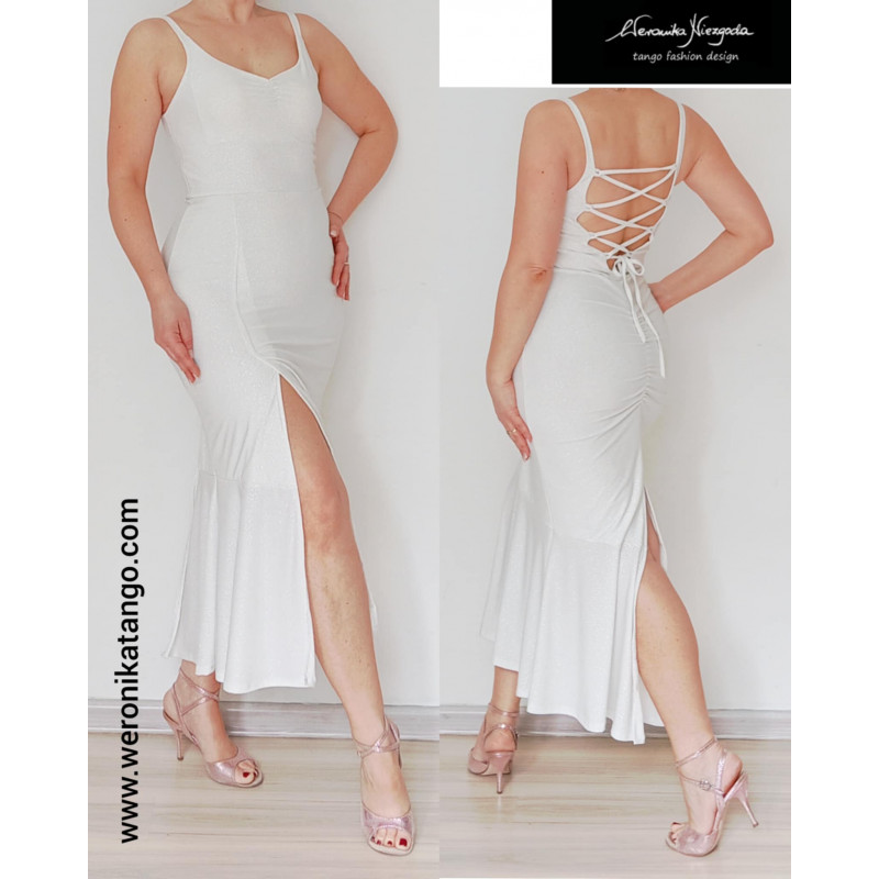 LUNA - Pencil dress with ties on the back