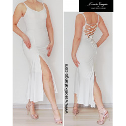 LUNA - Pencil dress with ties on the back