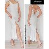 LUNA - Pencil dress with ties on the back
