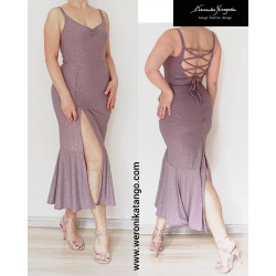 LUNA - Pencil dress with ties on the back