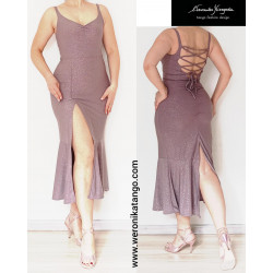 LUNA - Pencil dress with ties on the back