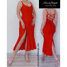 LUNA - Pencil dress with ties on the back