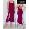 LUNA - Pencil dress with ties on the back