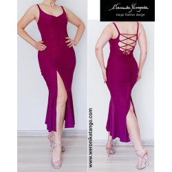LUNA - Pencil dress with ties on the back