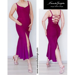 LUNA - Pencil dress with ties on the back