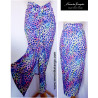 Veronica - pencil skirt with ruffles at the back