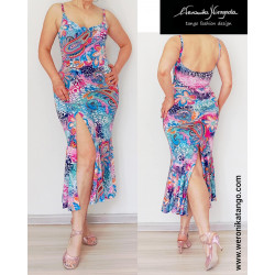 LADY - Pencil dress with the open back