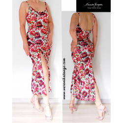 LADY - Pencil dress with the open back