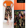Wide dancing dress with silky skirt