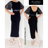 Pencil tango dress with fly sleeves